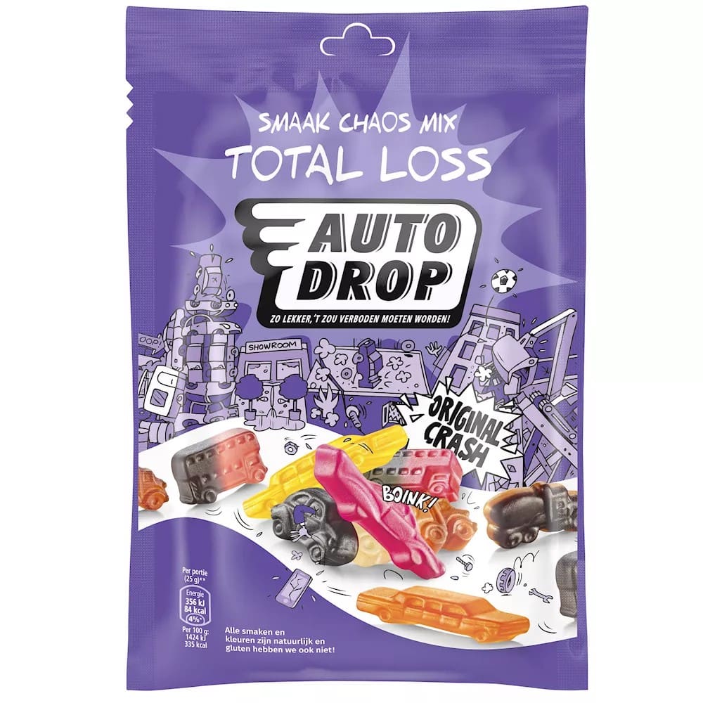 Bonbons Autodrop Total Loss Assortiment 150 g