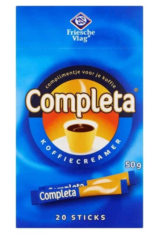 Crème pour café Friesche Vlag Completa 20 bâtonnets de 2,5 g