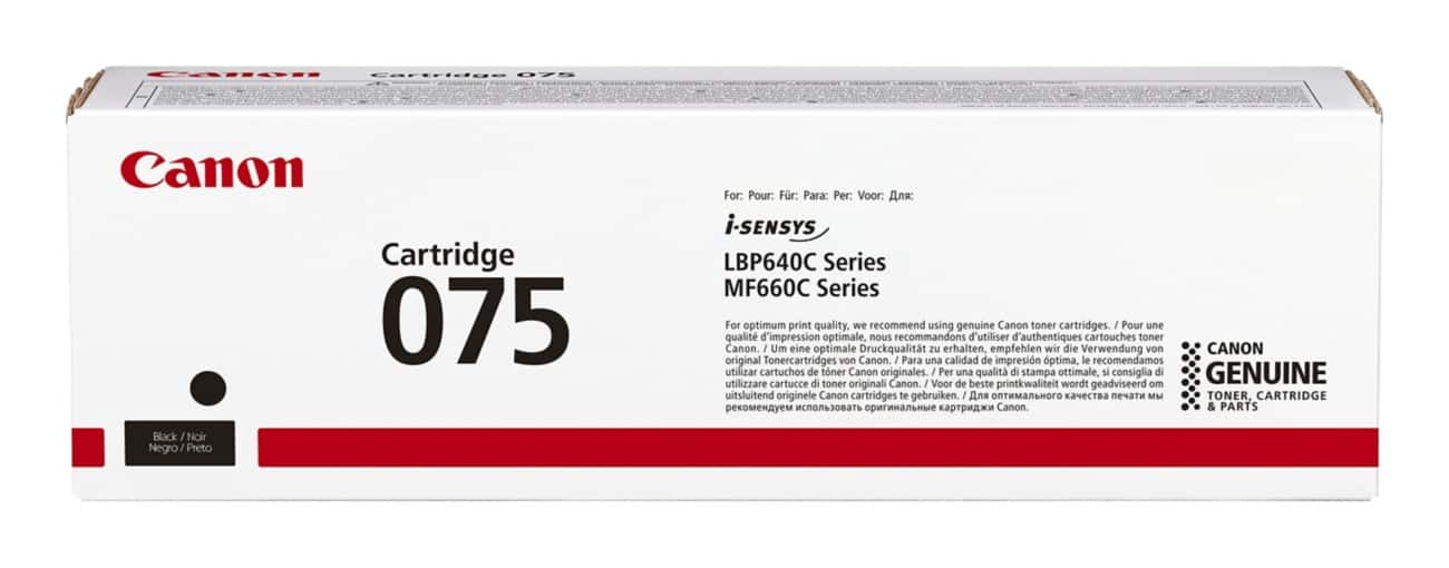 Toner Canon 075 D’origine Noir