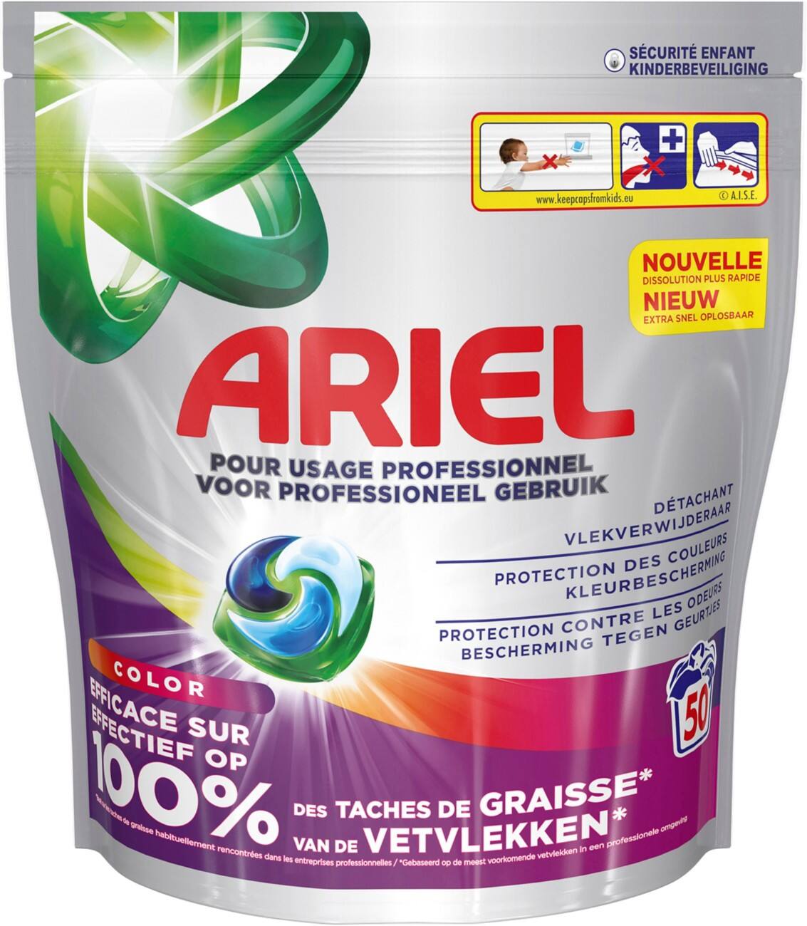 Ariel Professional Wasmiddel Tabs 50 Stuks