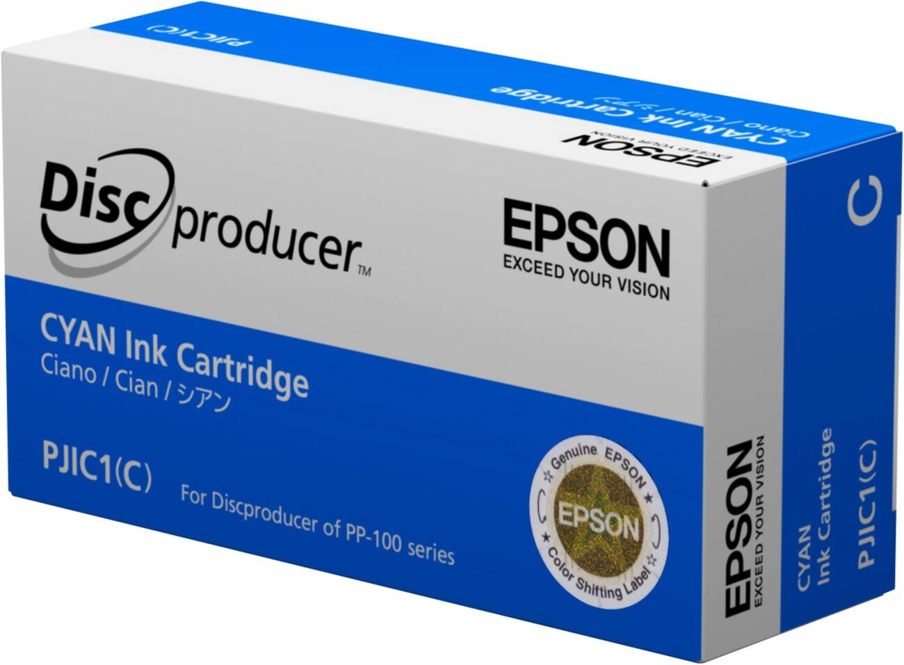 Cartouche jet d’encre Epson D'origine Discproducer PJI7C Cyan C13S020688