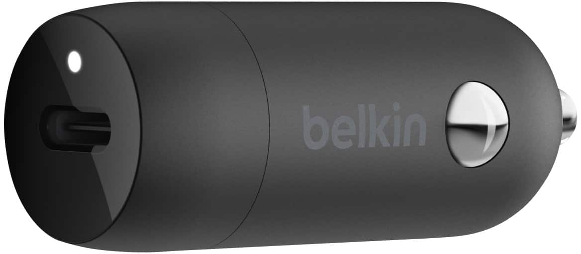 Belkin BoostCharge 30W USB-C Autolader Zwart CCA004BTBK