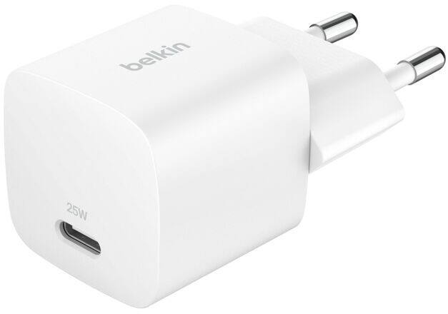 Belkin BoostCharge USB-C Wandlader 25W Wit WCA012KQWH