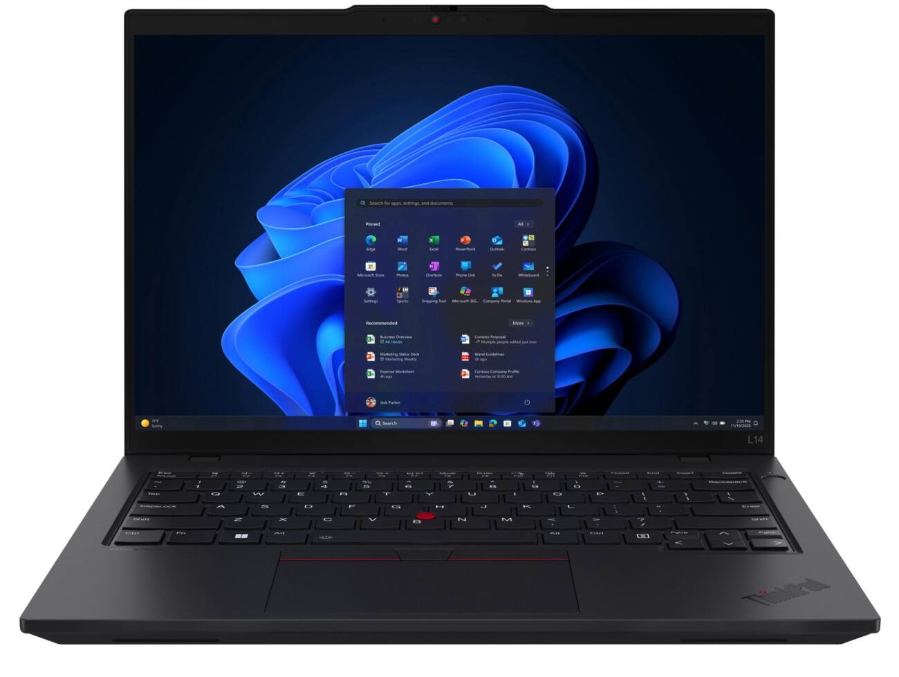 Ordinateur portable Lenovo ThinkPad L14 G6, 35,6 cm (14 pouces) 225U 3,2 GHz 32 Go Carte graphique Intel Windows 11 Pro