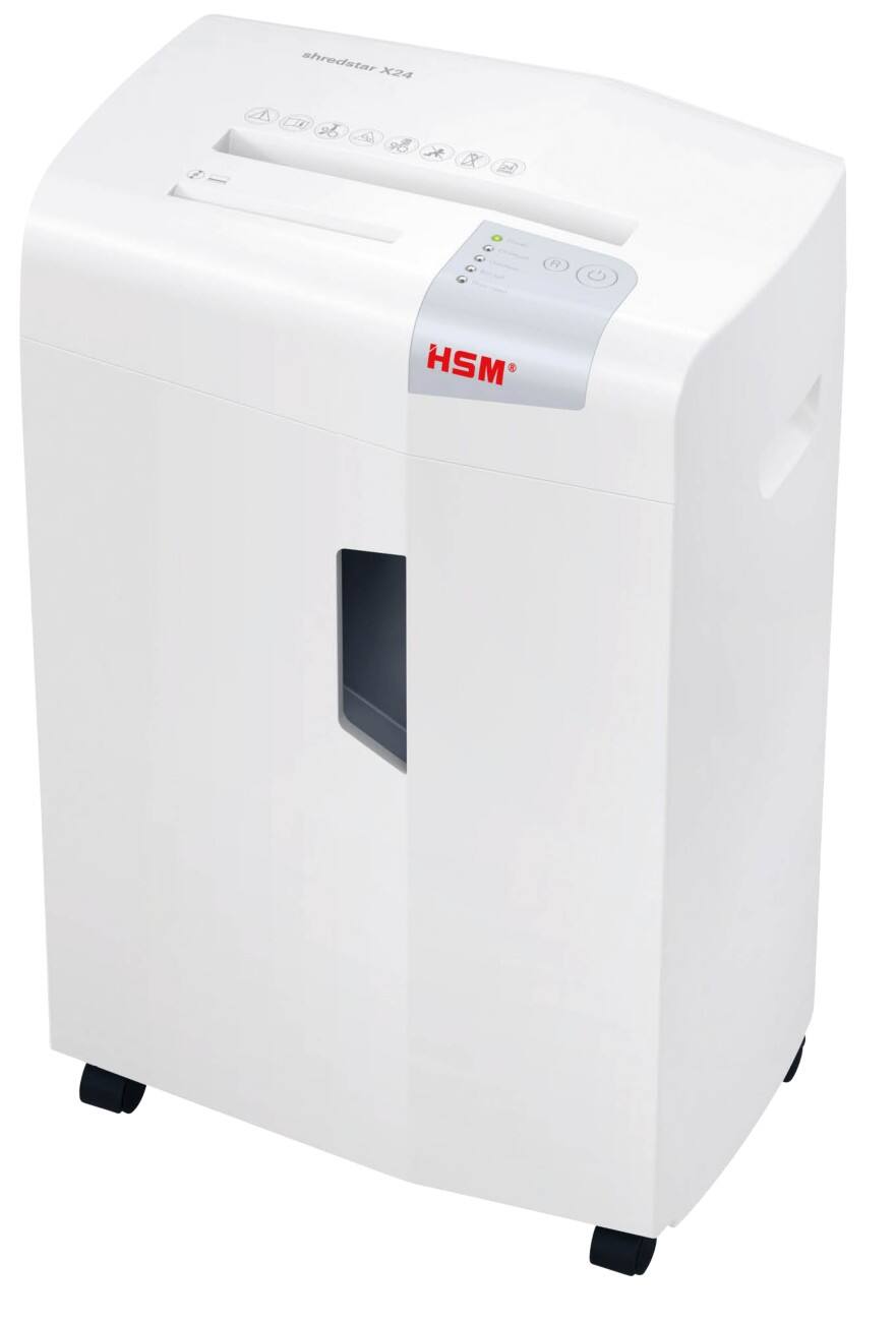 HSM shredstar X24 Document Papierversnipperaar 24 Vellen Snippers P-4 4 x 37 mm 1039111