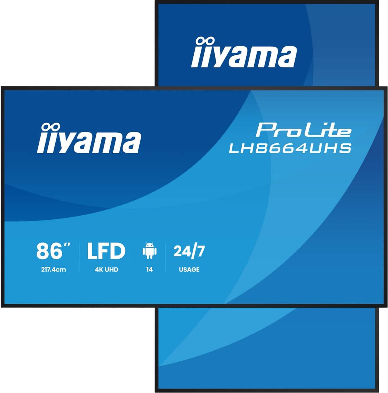 Moniteur iiyama 85,6" 4K Ultra HD IPS 8 ms LH8664UHS-B3AG