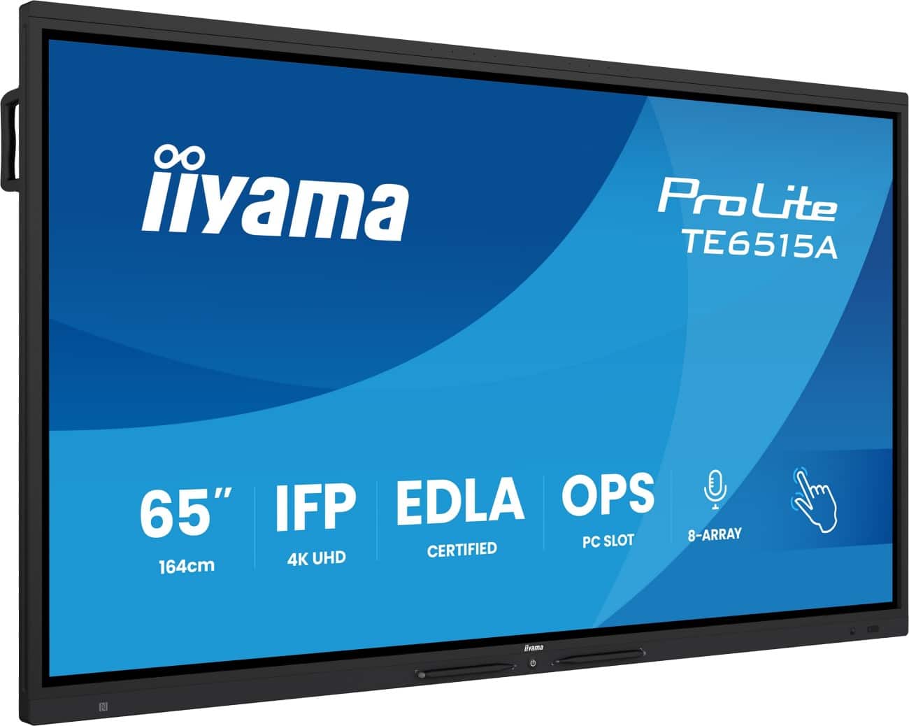 Moniteur iiyama Signage 64,5" 4K Ultra HD VA 6,5 ms TE6515A-B2AG