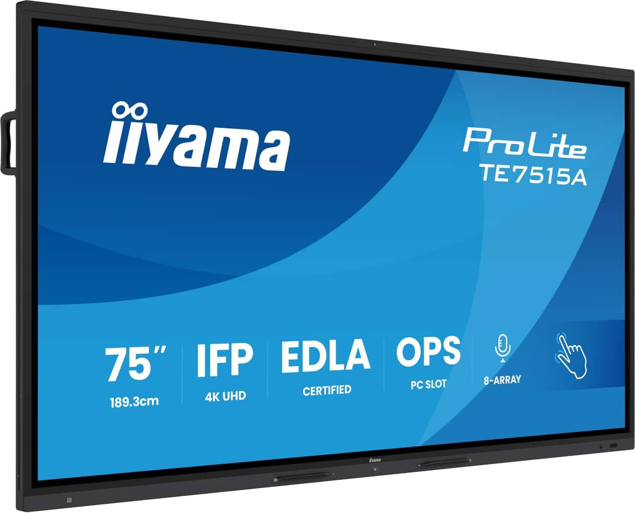 Moniteur iiyama Signage 75" 4K Ultra HD VA 6,5 ms TE7515A-B2AG