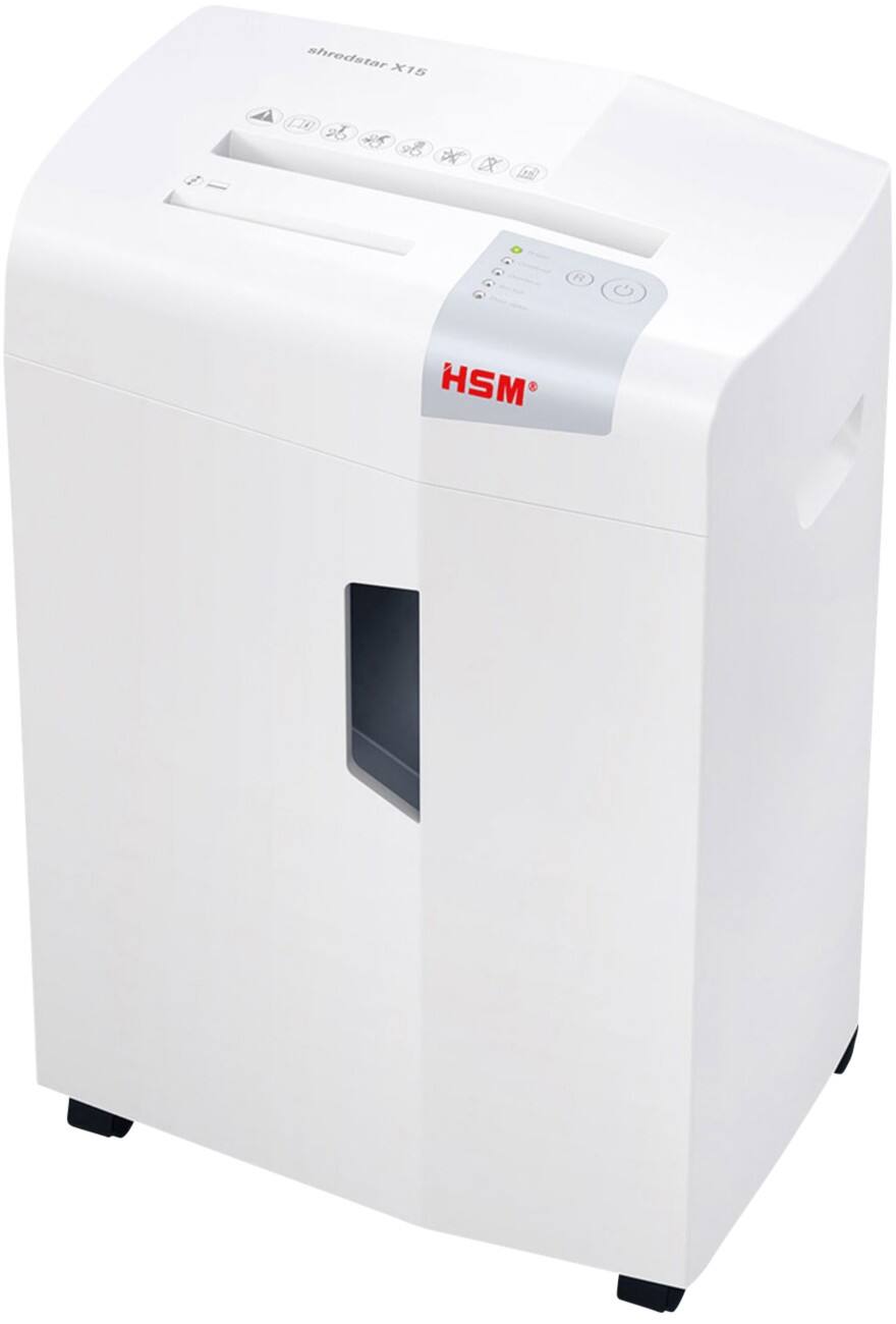 Destructeur de documents HSM Shredstar 13 feuilles Coupe croisée Niveau de sécurité P-4 30 L X15