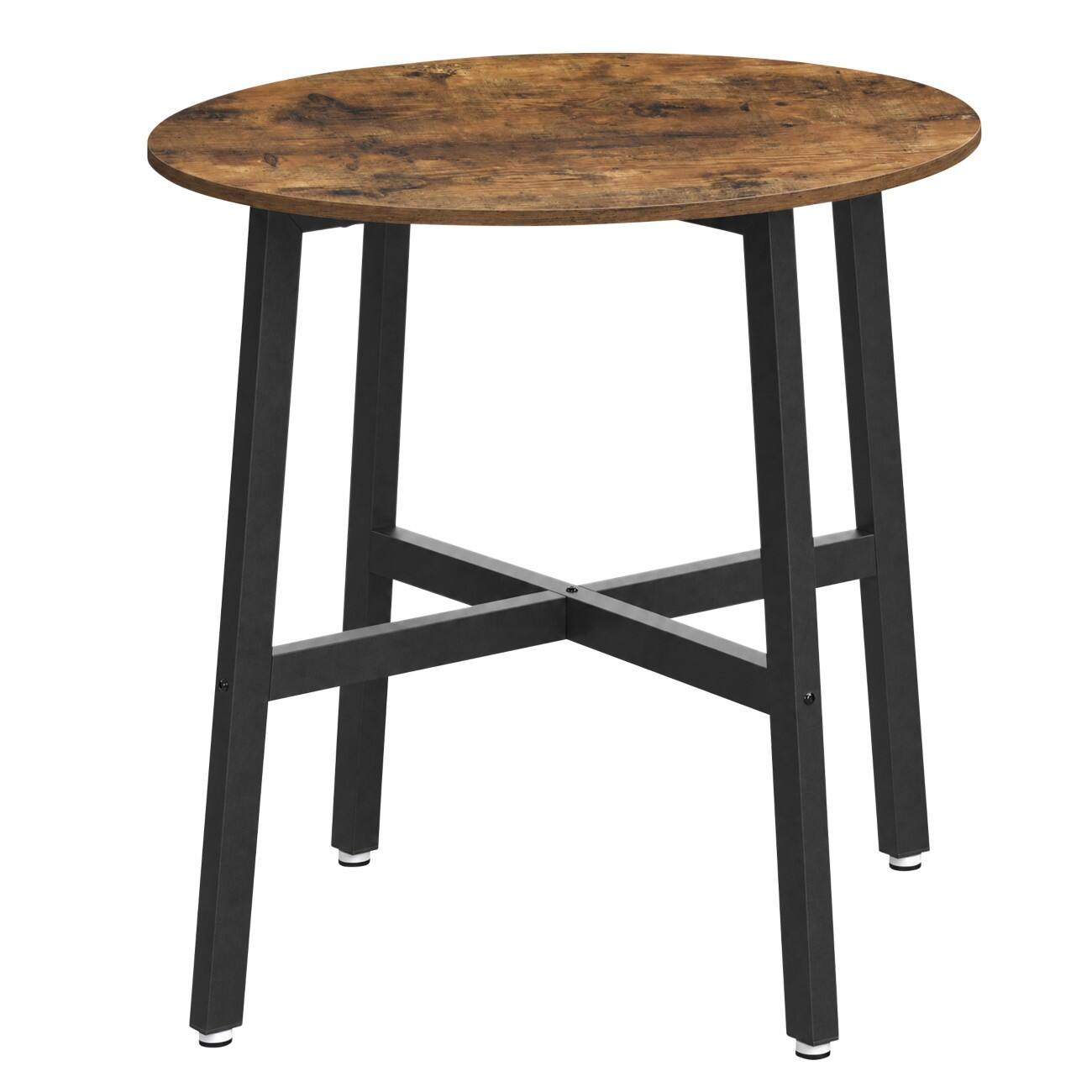 Table de salle à manger VASAGLE Acier, Panneau de particules 2 sièges Fixe