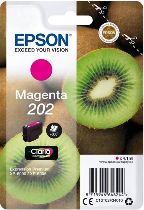 Epson T02F3 Origineel Inktcartridge C13T02F34010 Magenta