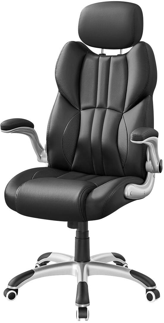 Fauteuil gaming SONGMICS Stevon Ergonomique Accoudoirs fixes Noir OBG65BK