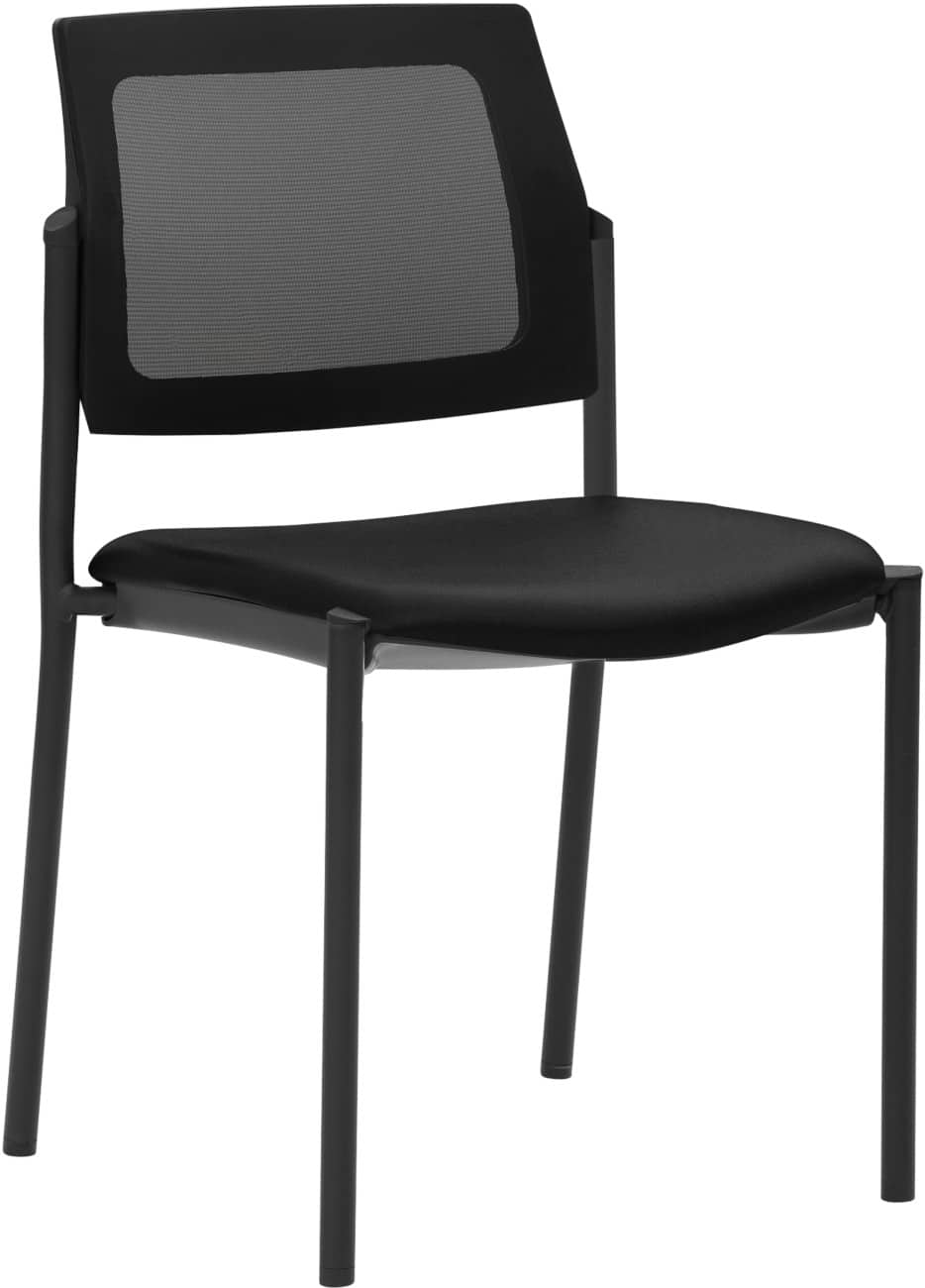 mayer sitzmöbel Stapelbare stoel Stof Zwart 120 kg 2519 490 x 560 x 830 mm 4 Stuks
