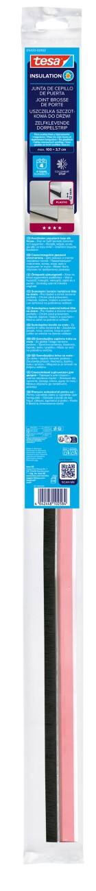 tesa Tochtstrip Transparant 70 mm Kunststof, PET (Polyetheentereftalaat), PP (Polypropeen)