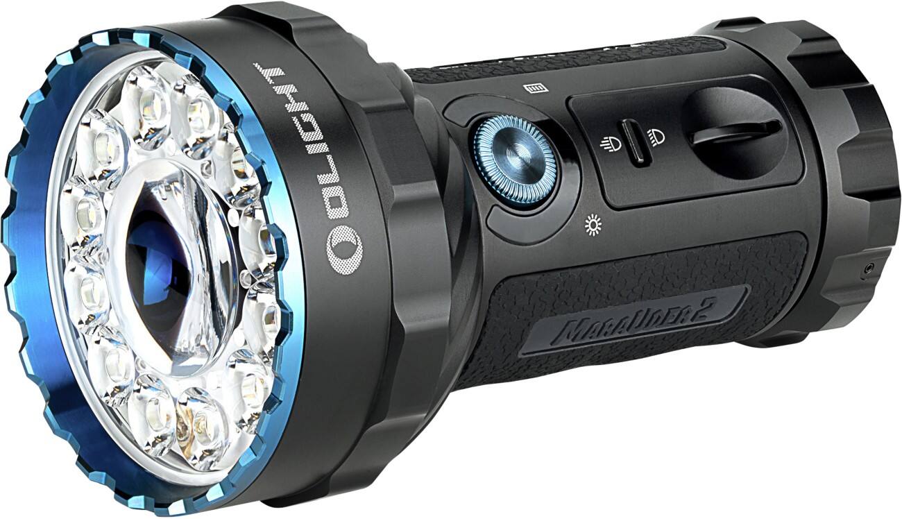 Olight Marauder 2 Zaklamp met 14000 Lumens en Powerbank Zwart