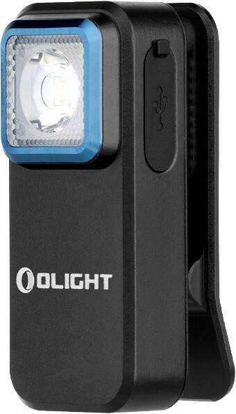 Olight Oclip Clip Zaklamp met Wit en Rood licht Zwart