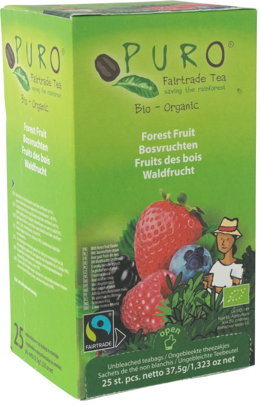 Puro Fruit Thee BIO Bosvruchten 25 Stuks