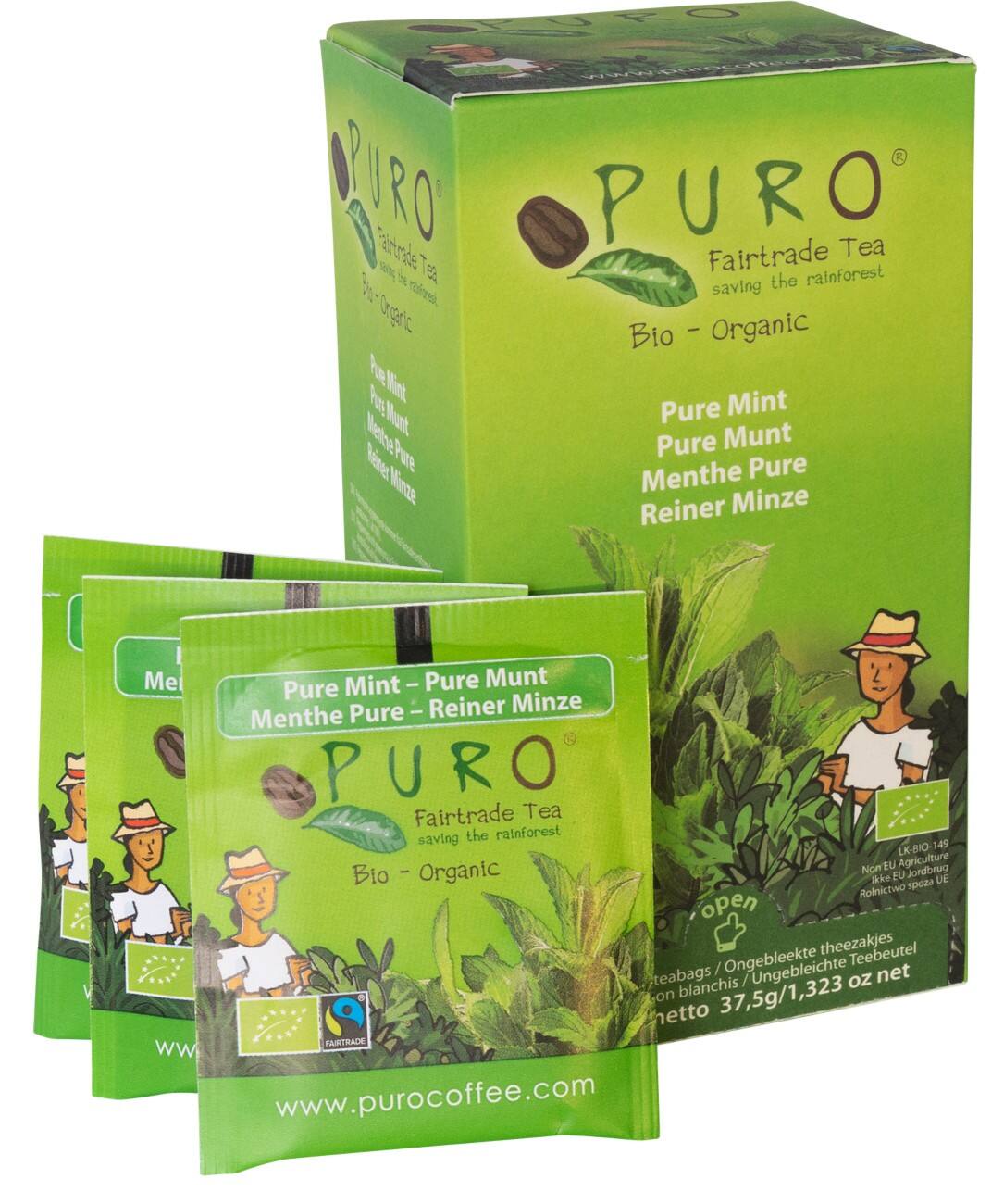 Thé Puro Tisane BIO Menthe 25 unités