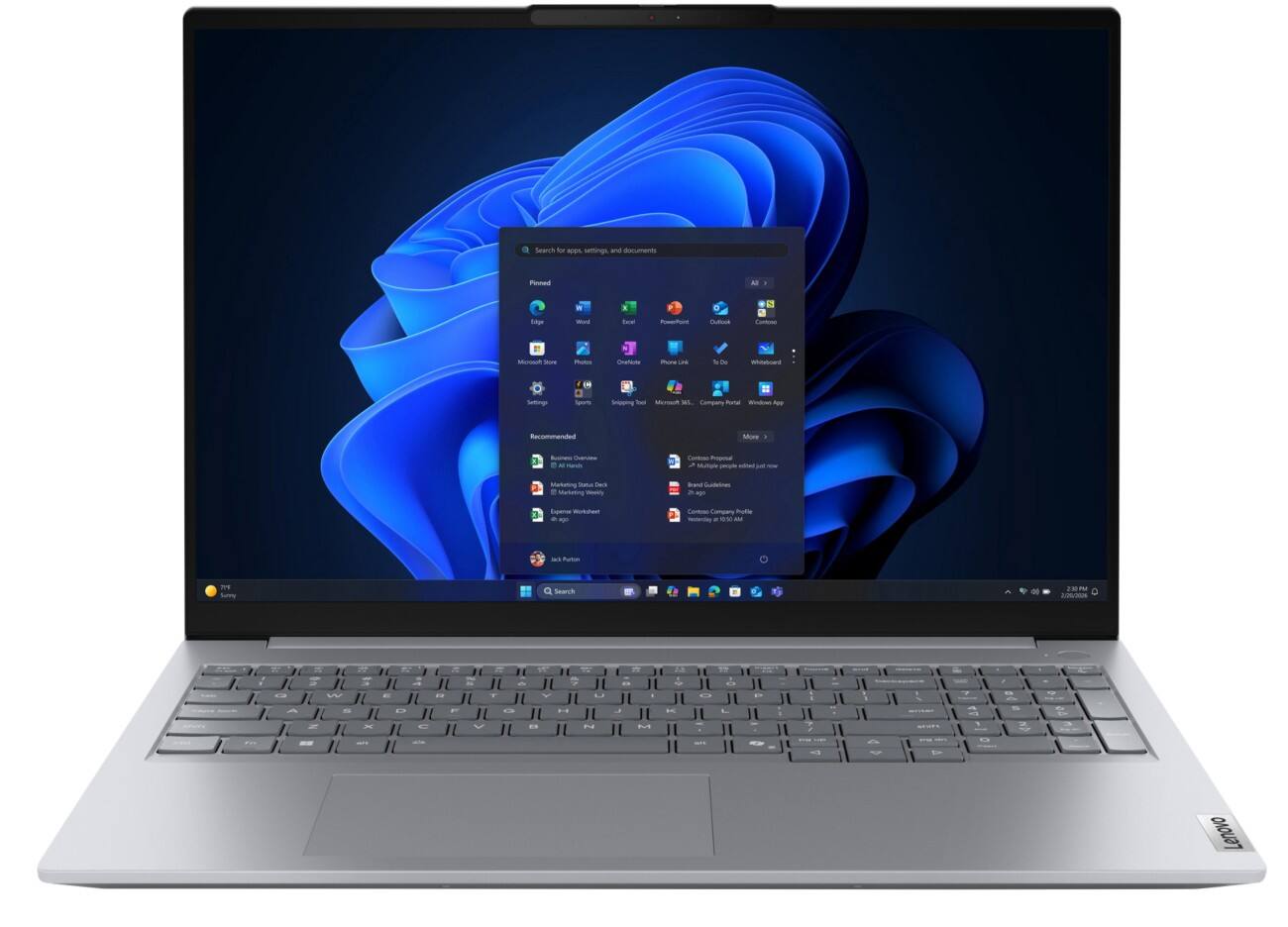 Ordinateur portable Lenovo ThinkBook 16 AMD G9, 40,6 cm (16 pouces) 220 3,2 GHz 32 Go AMD Radeon 740M Windows 11 Pro