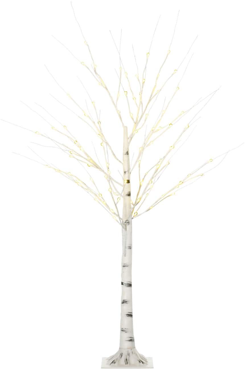 HOMCOM LED Lichtboom Berken Wit 150 cm