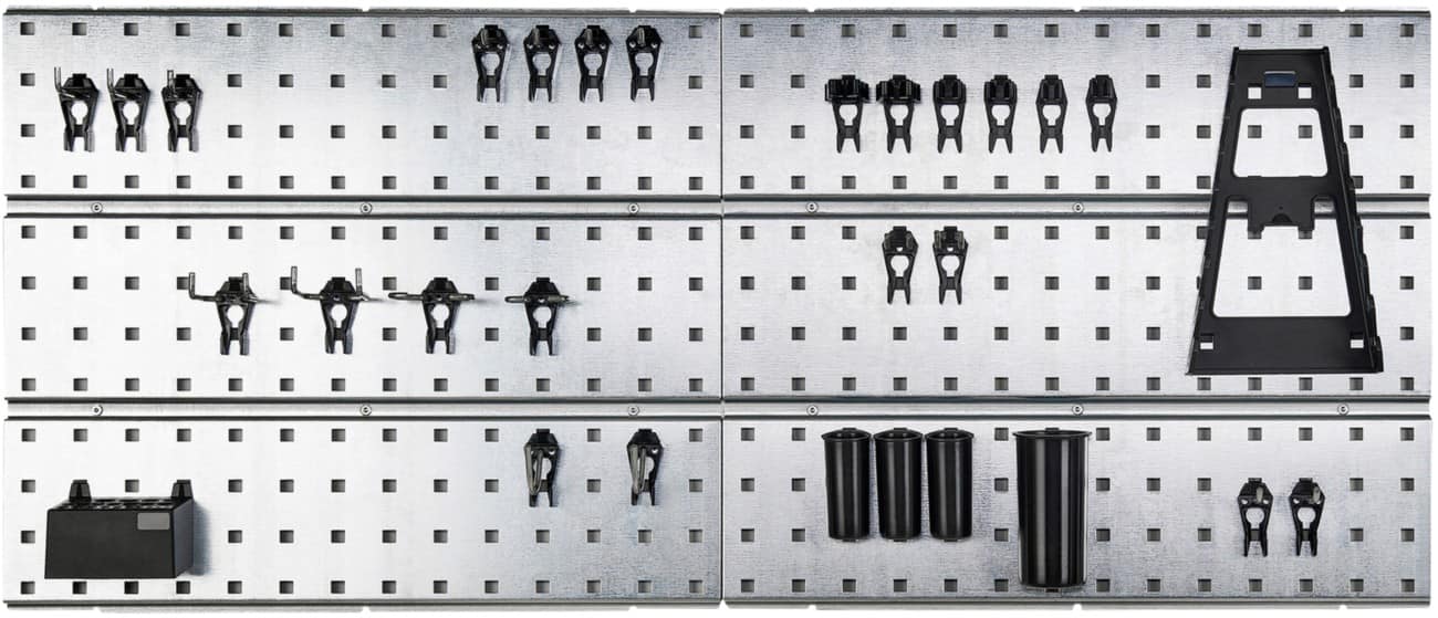 Panneau porte-outils raaco Argenté