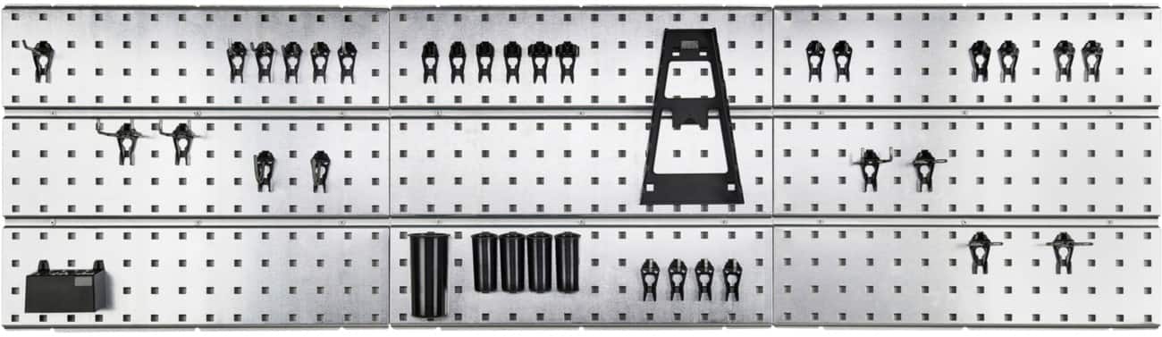 Panneau porte-outils raaco Argenté
