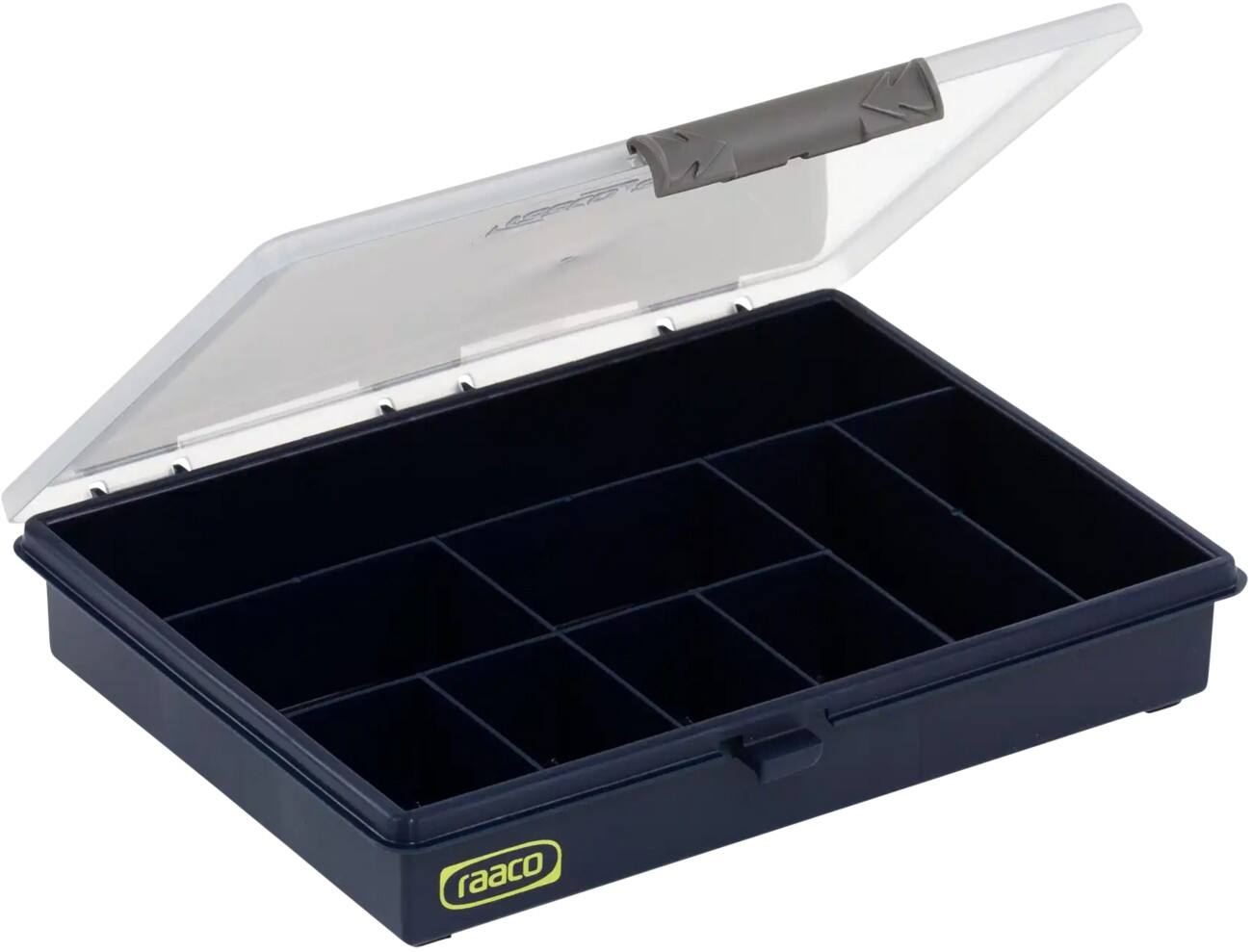 Organisateur d'outils raaco PP (Polypropylène) 24 x 19,5 x 4,3 cm Bleu, transparent