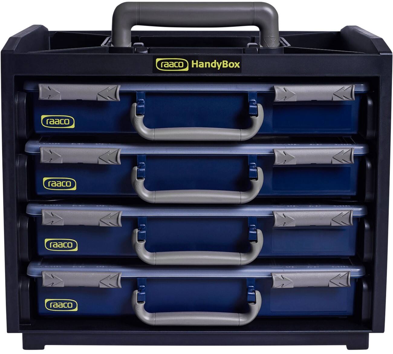 Organisateur d'outils raaco PP (Polypropylène) Noir