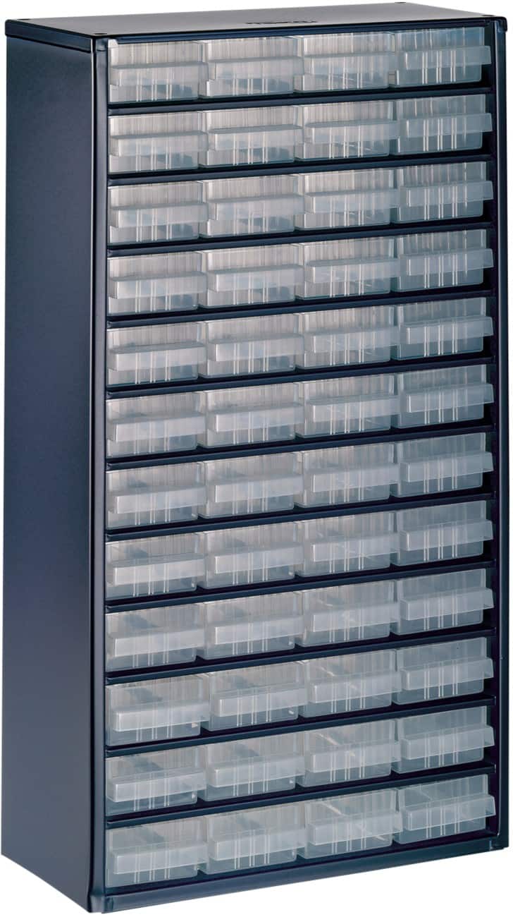 Organisateur d'outils raaco PP (Polypropylène) 30,5 x 15 x 55,2 cm Bleu, transparent