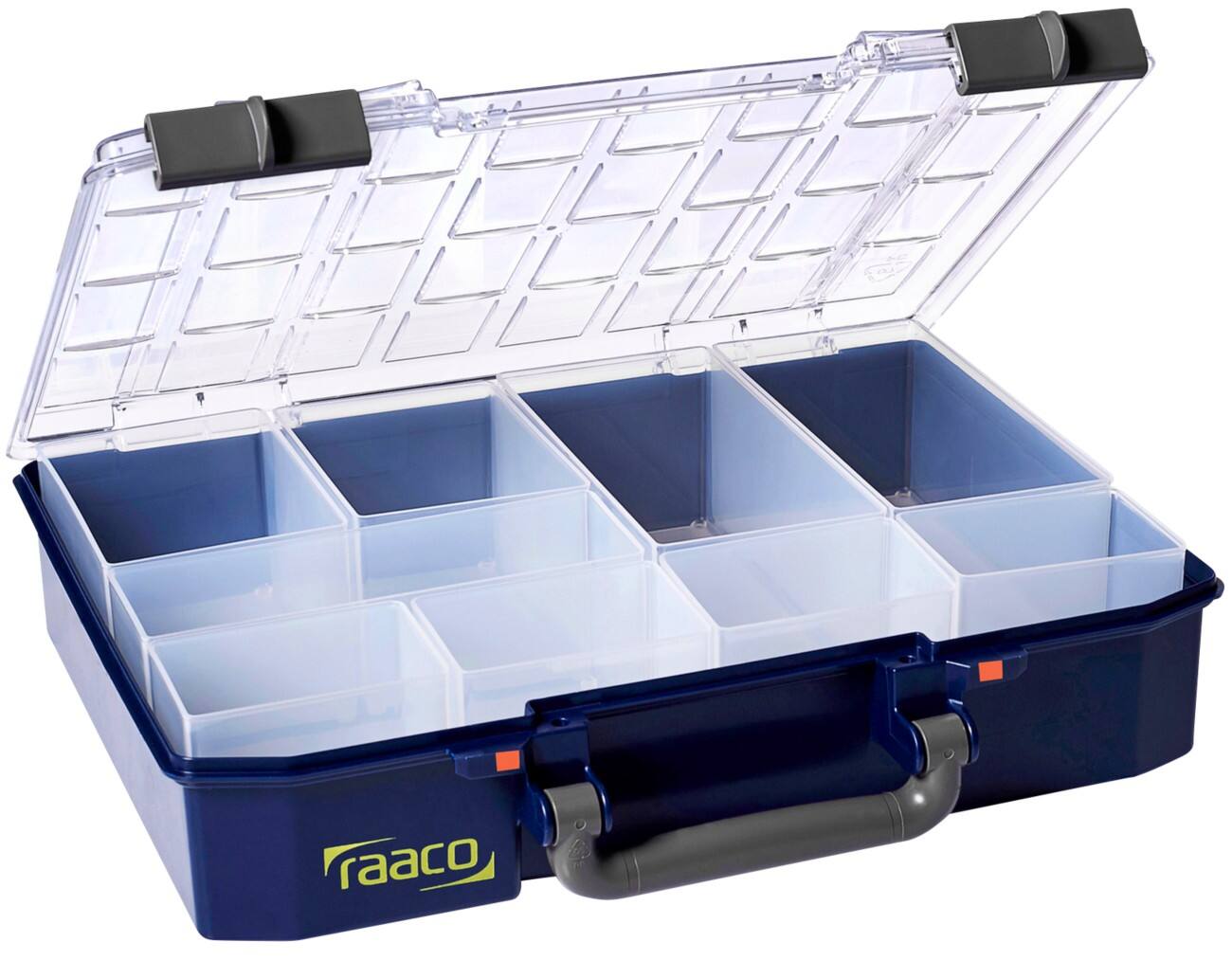 Organisateur d'outils raaco Bleu, transparent