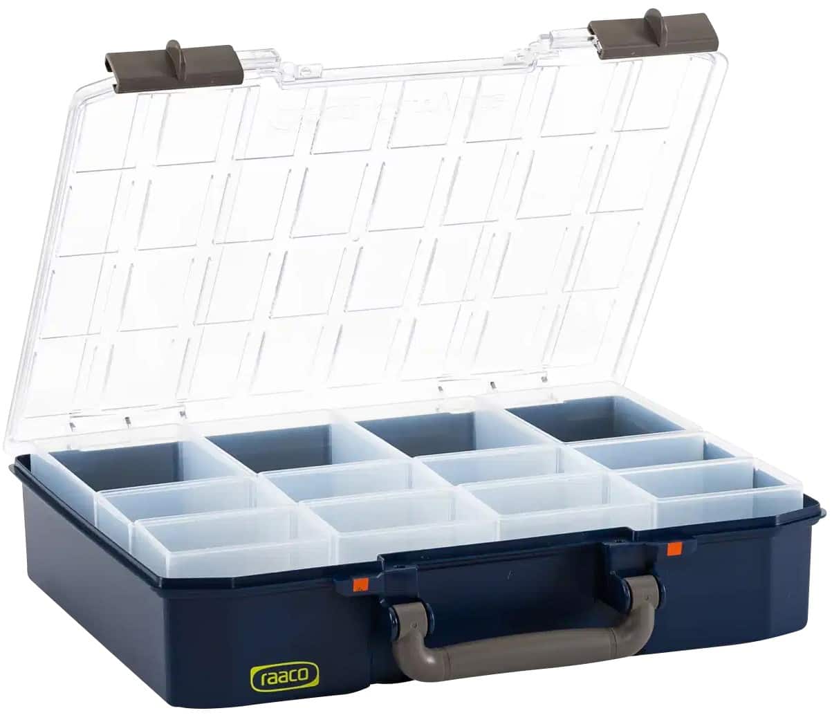 Organisateur d'outils raaco Bleu, transparent