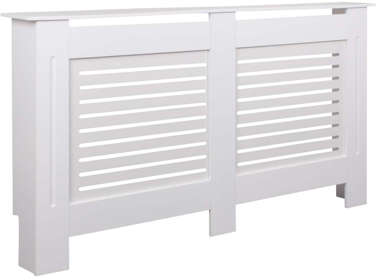 WOHNLING Radiatorombouw MDF (Medium-density fibreboard) 152 x 19 x 83 cm Wit