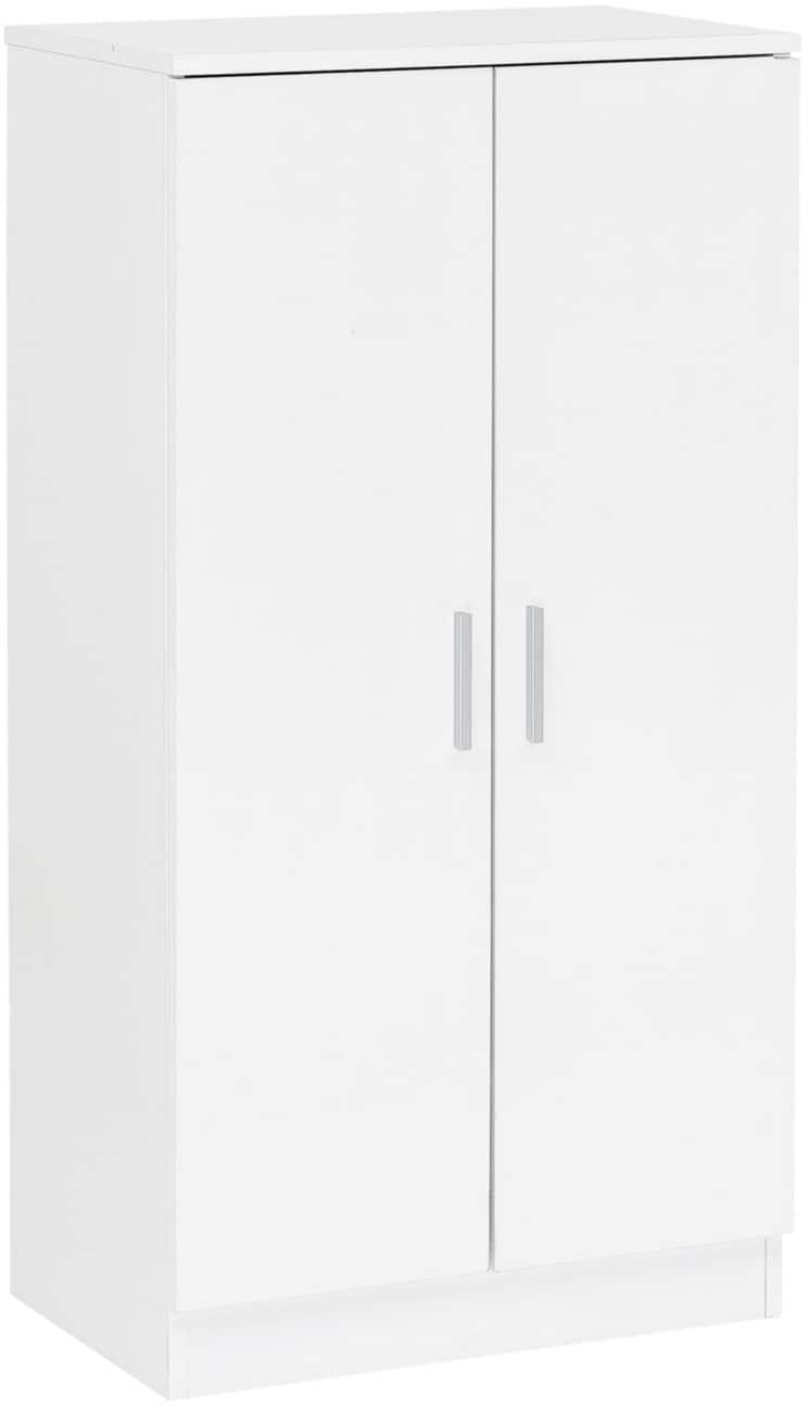 WOHNLING Schoenenkast Melamine, Spaanplaat 55 x 35 x 108 cm Wit