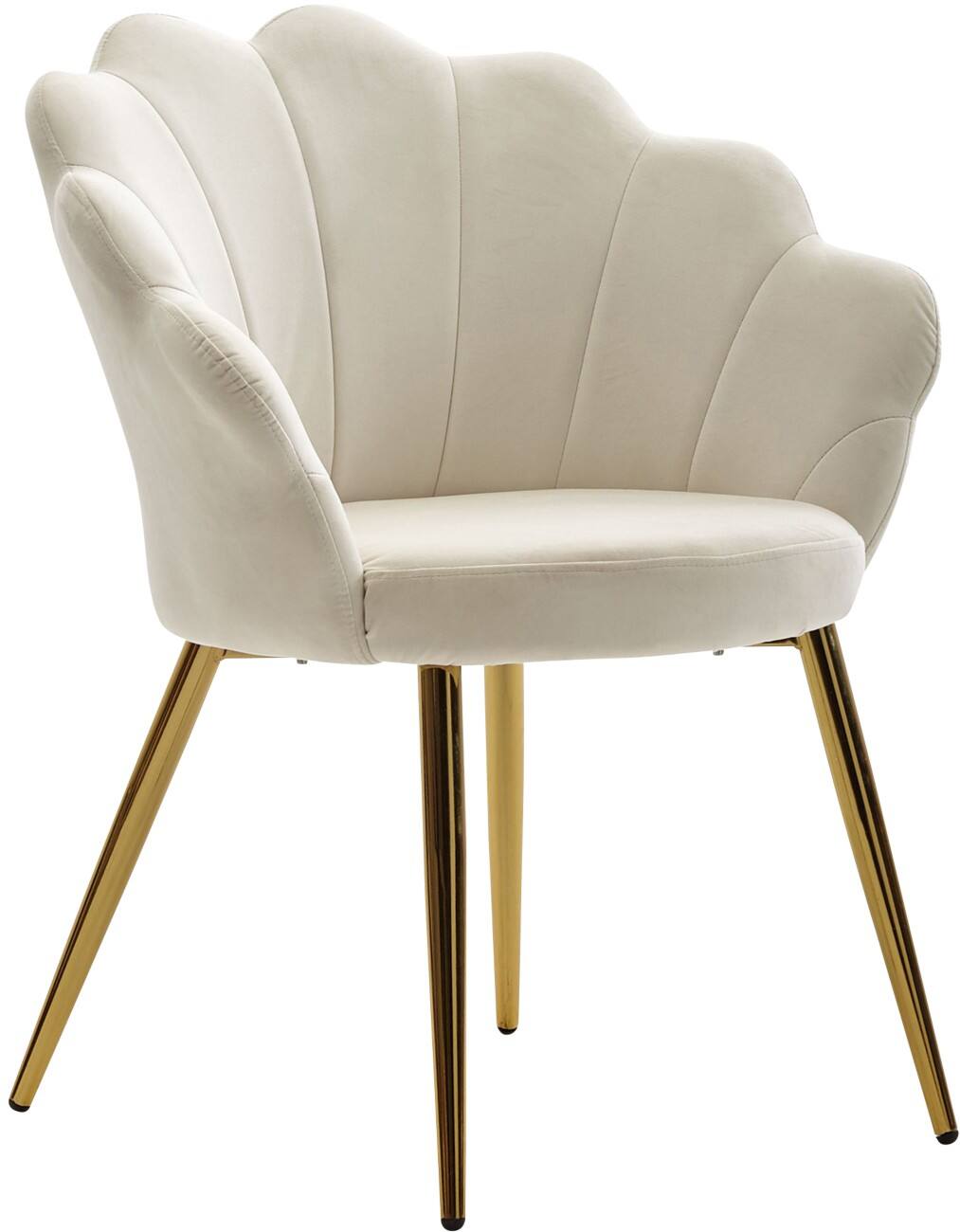Chaise de salle à manger WOHNLING Tissu Scandinave Blanc WL6.438