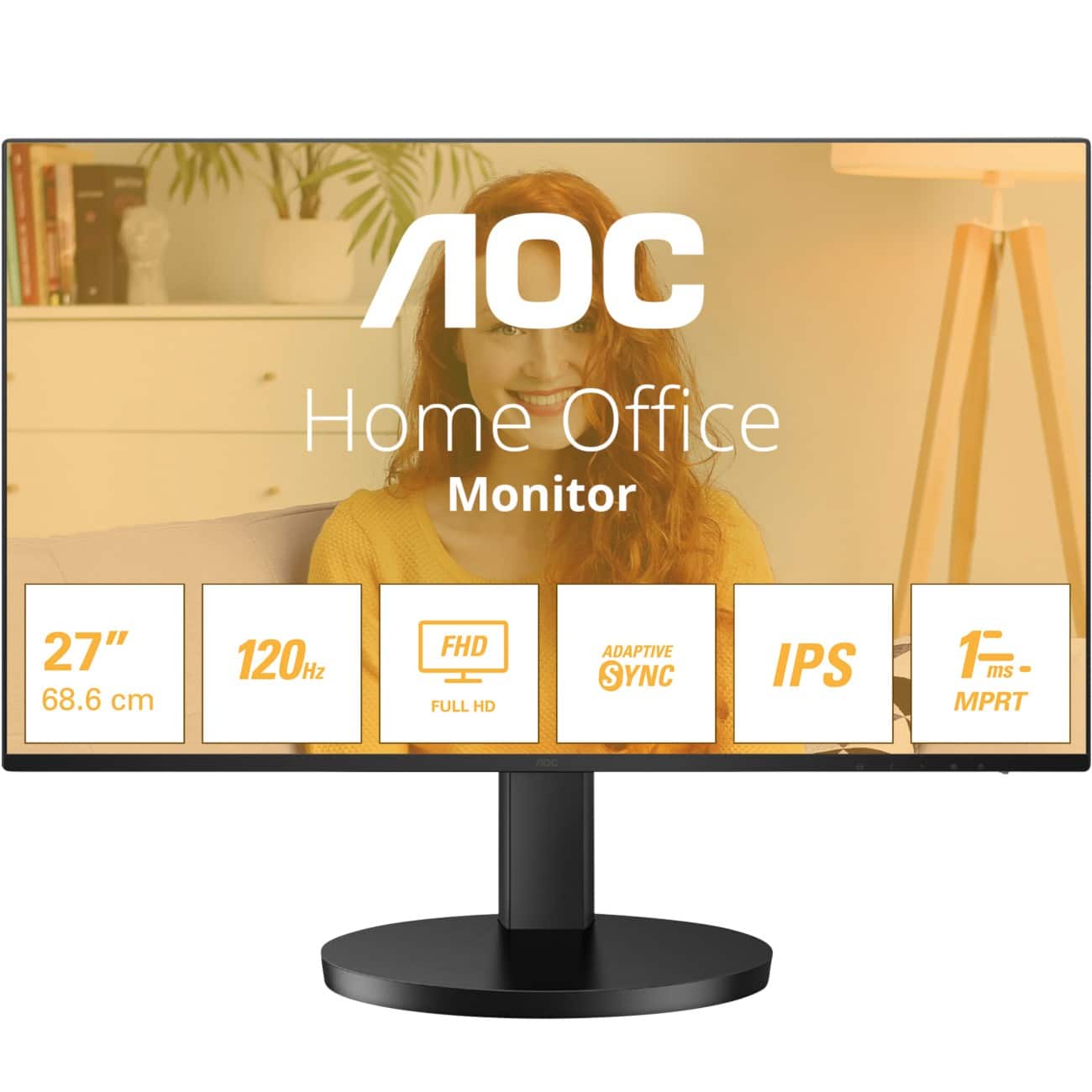 AOC B3 68,6 cm (27") Monitor 27B3HA2 Zwart