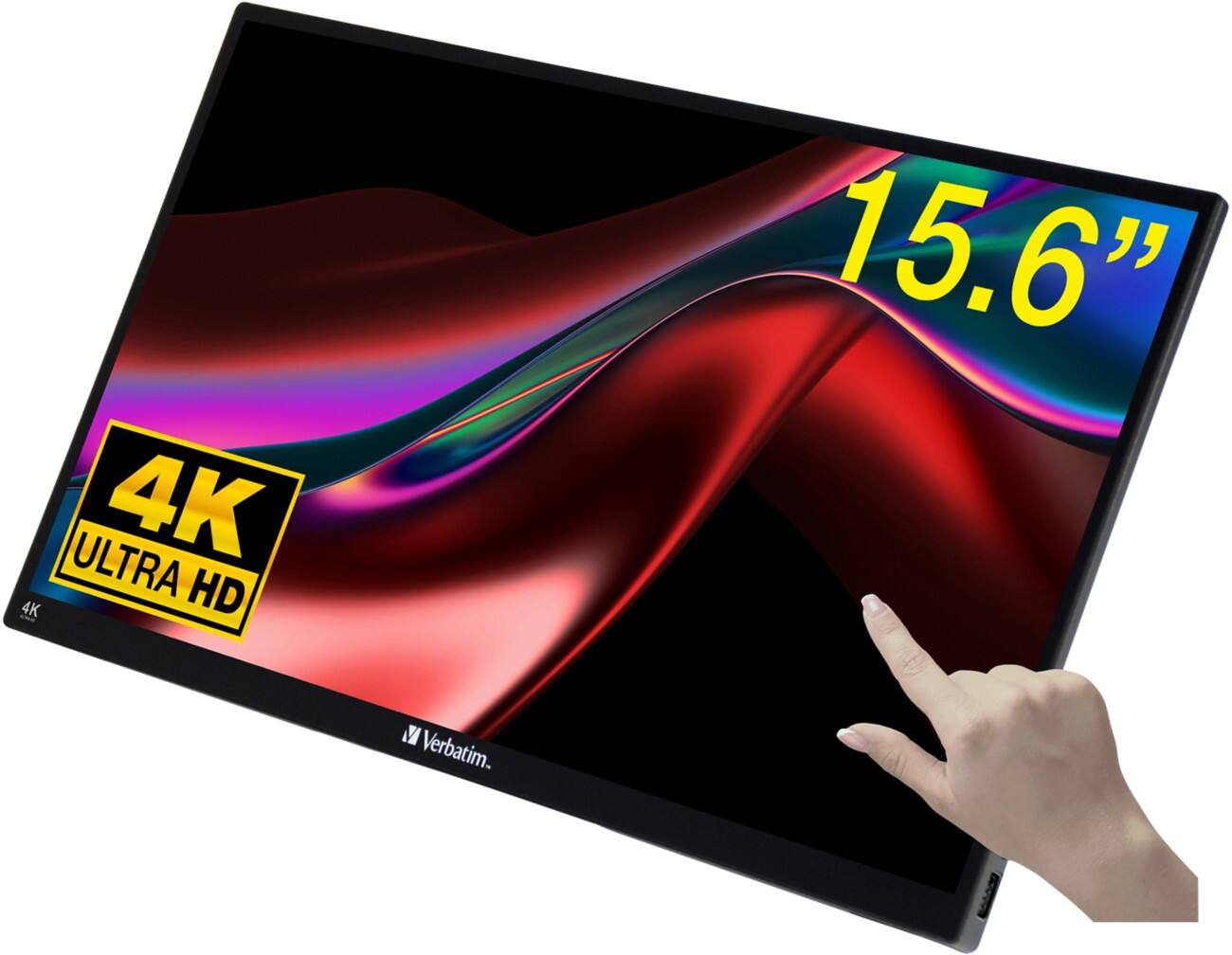 Verbatim 39,6 cm (15,6") Monitor Zwart