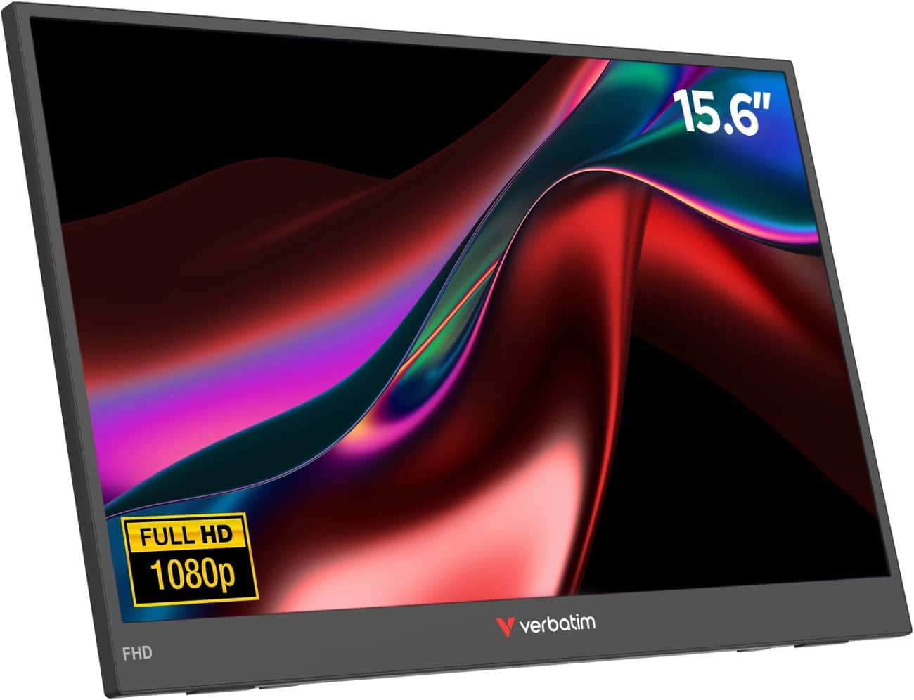 Verbatim 39,6 cm (15,6") Monitor Zwart