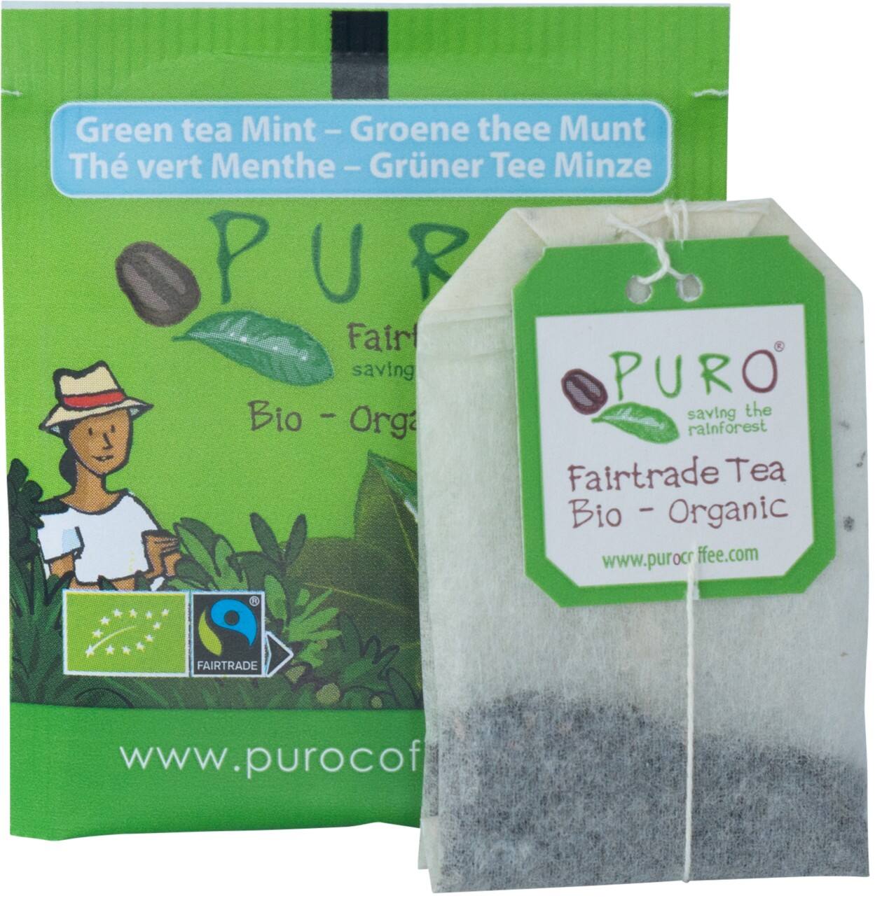 Thé vert Puro Herbal BIO Menthe 25 unités