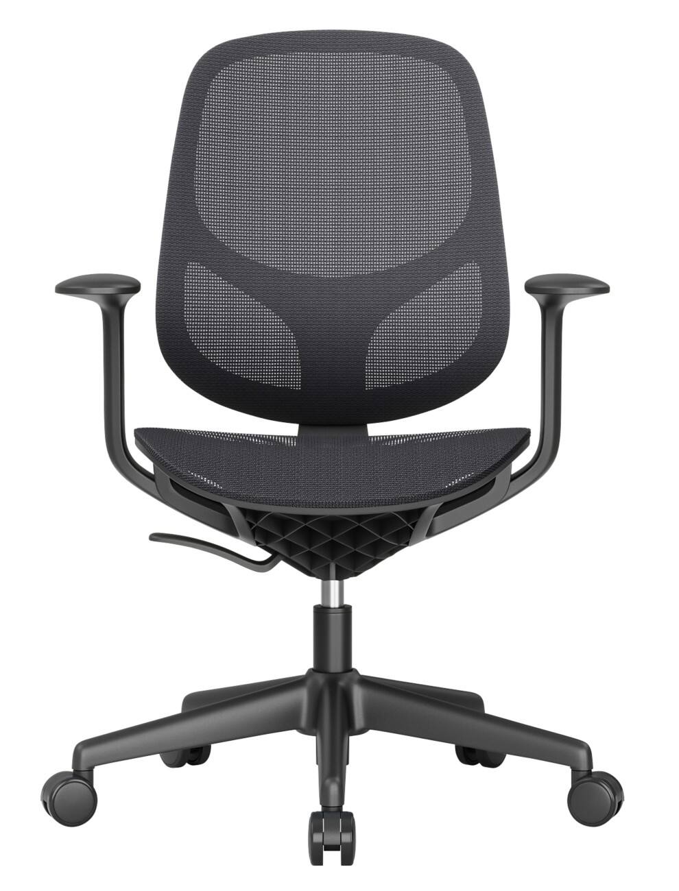 Viking Lively Bureaustoel Vaste armleuning In hoogte verstelbare zitting Zwart 150 kg 665 x 600 mm