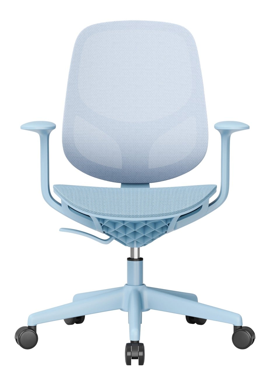 Viking Lively Bureaustoel Vaste armleuning In hoogte verstelbare zitting Blauw 150 kg 665 x 600 mm