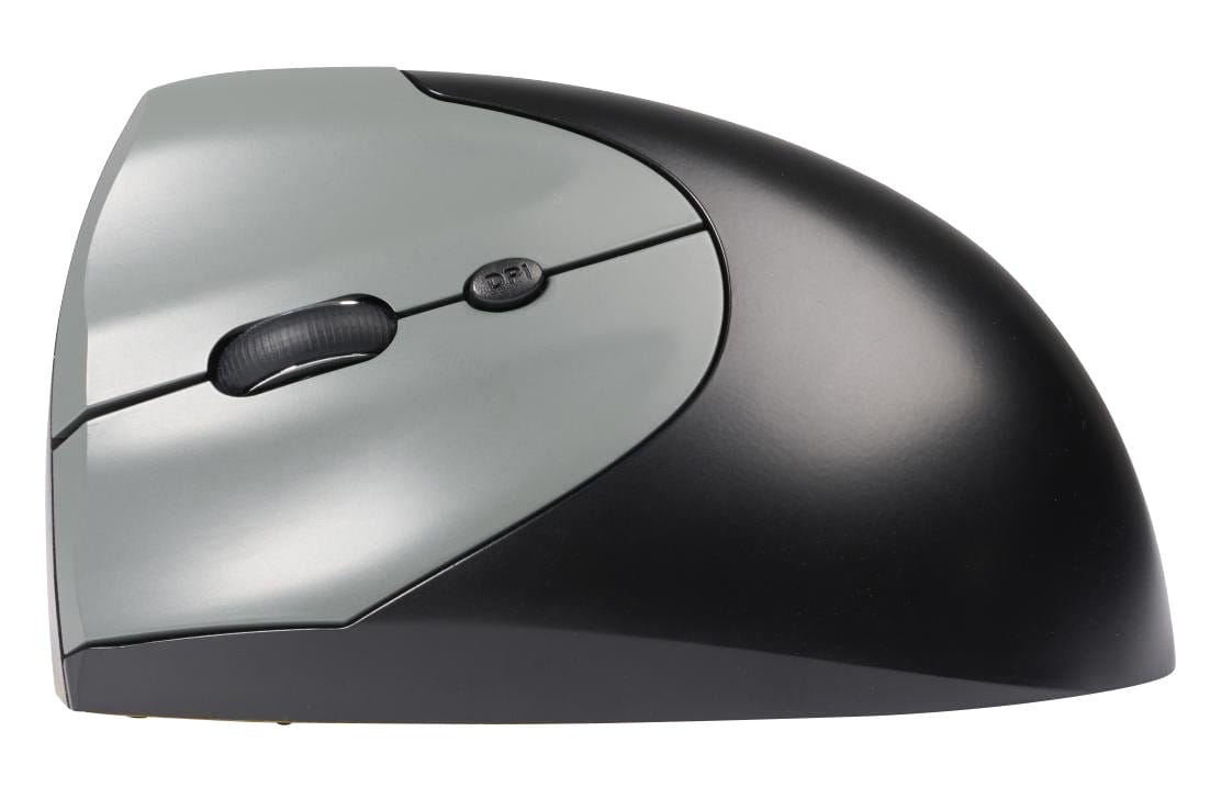Souris BakkerElkhuizen HandShake 3-Mode Avec fil / Sans fil Avec Bluetooth Gris, noir
