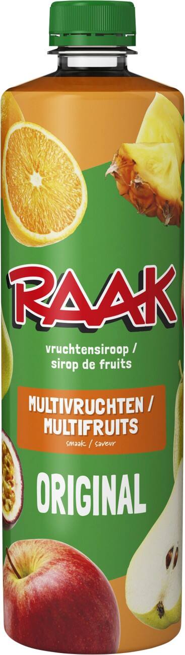 RAAK Multivruchten Vruchtensiroop 750 ml