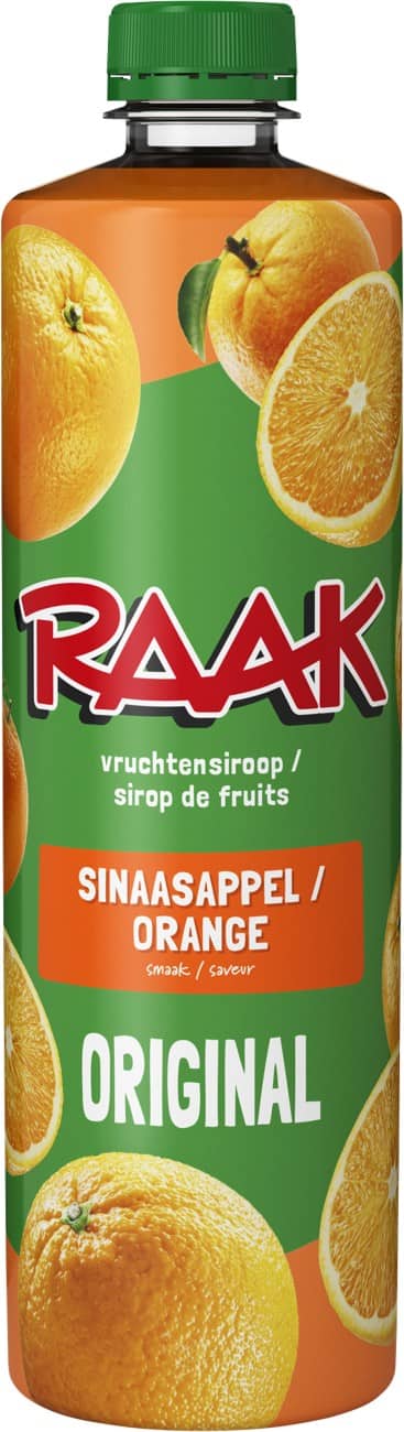 RAAK Sinaasappel Vruchtensiroop 750 ml