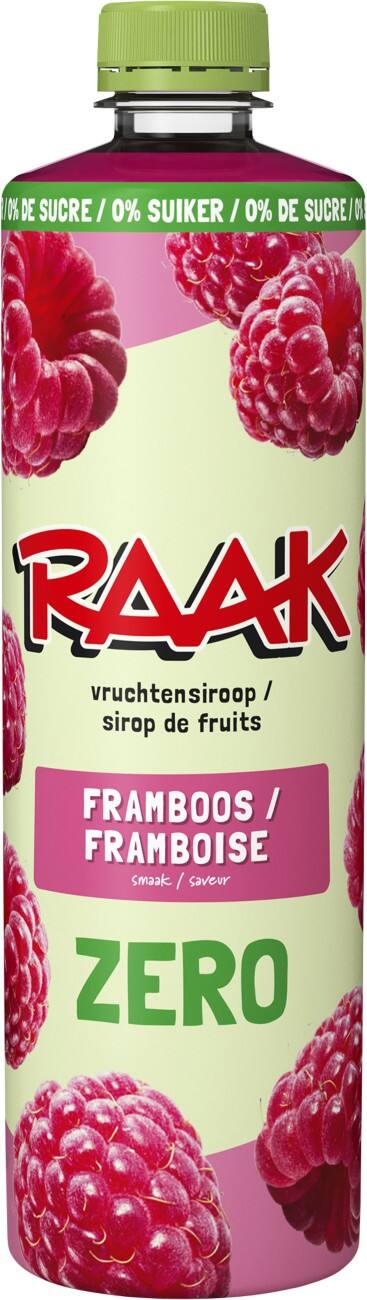RAAK Zero Framboos Vruchtensiroop 750 ml