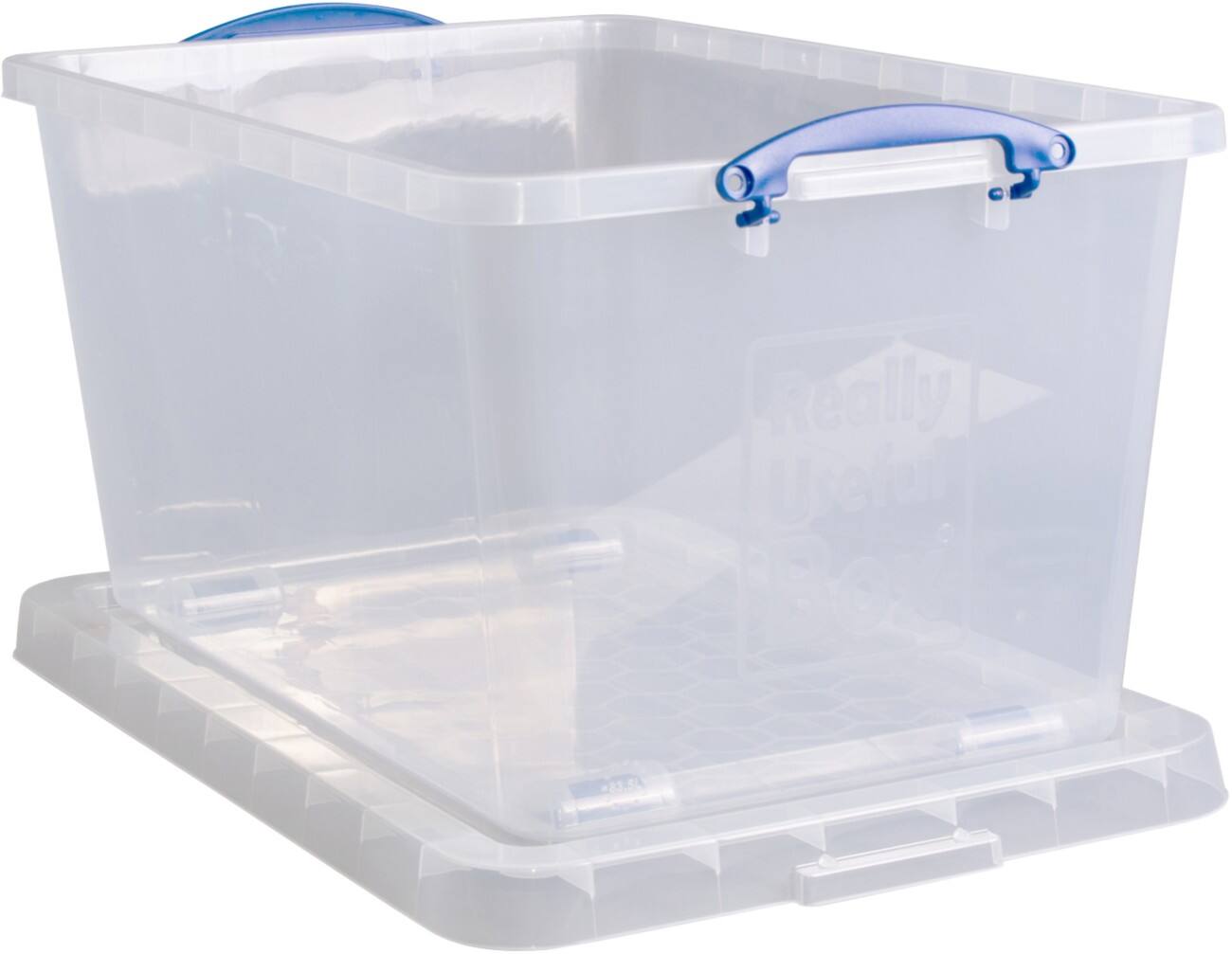 Really Useful Box Kunststof Opbergdoos 83,5 L Met deksel Transparant 46 x 72,5 x 38 cm 3 Stuks