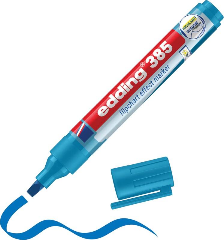 edding Effect 385 Flipovermarker Blauw