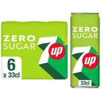 Boisson gazeuse 7UP Zero Sugar 24 unités de 330 ml