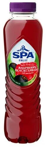 Boisson gazeuse Spa Fruit Still Cassis, framboise 6 bouteilles de 400 ml