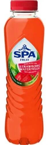 Boisson gazeuse Spa Fruit Fraise, pastèque 6 bouteilles de 400 ml