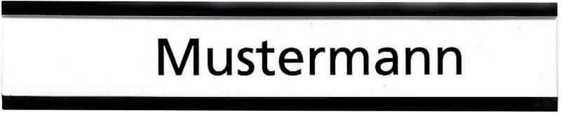 Franken Magnetisch etiket Magnetisch 60 mm (L) X 15 mm (H) Bruin C125